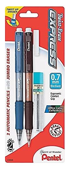 Twist-Erase Express Mecanical Pencil 0.7 mm 4 Pieces