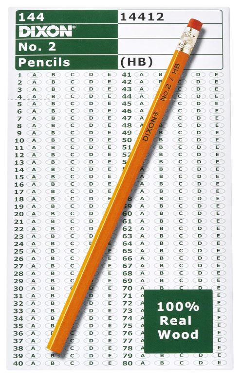 Yellow Pencils #2 HB Black Soft Cj. 144