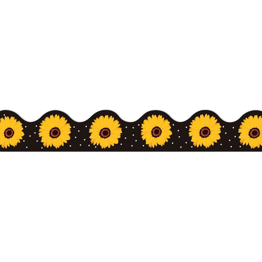 The Hive Black Floral Deco Trim