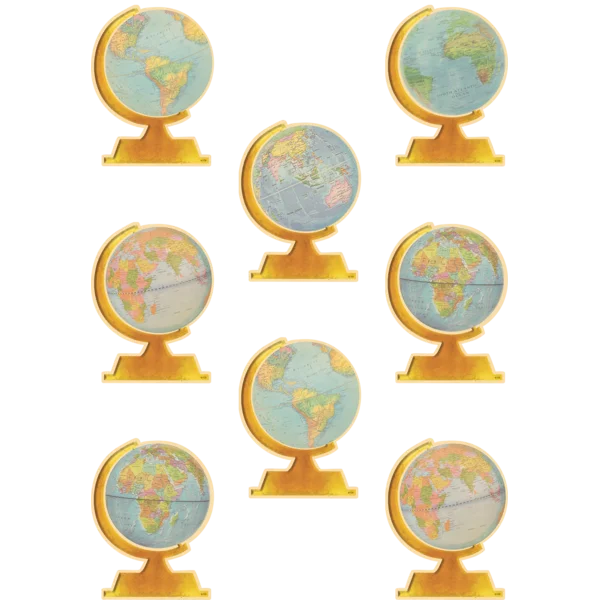 TRAVEL THE MAP GLOBES ACCENTS
