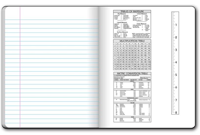 Black and White Marble Composition Book 100 Sheet