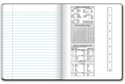 Black and White Marble Composition Book 100 Sheet