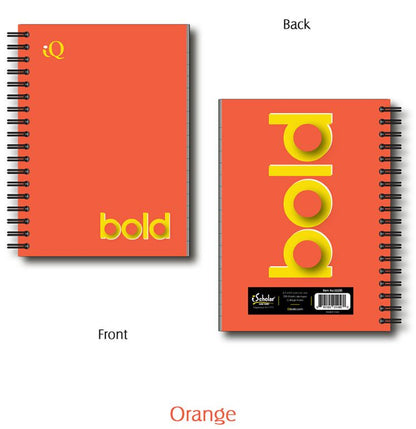 iQ BOLD Fat Book College Ruled 5.5" x 4" 200 Sheets