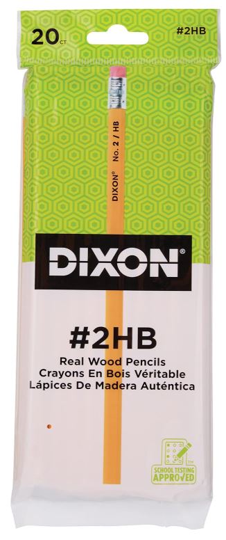 Yellow Pencils #2 HB Pkg. 20