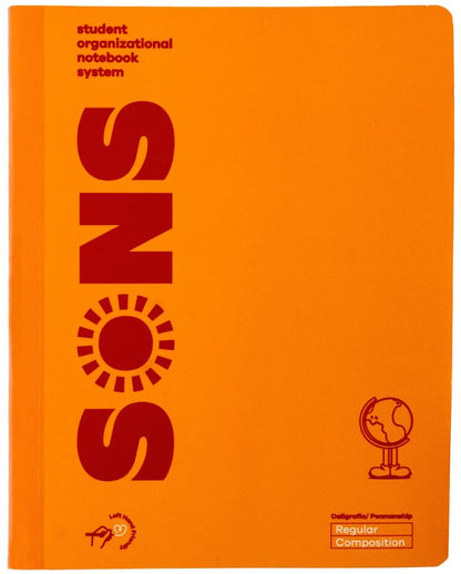 Libreta de Composición Regular Anaranjado