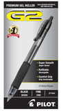 G2 Retractable Gel Pens Fine Point 0.7 mm Black Ink CJ. 12