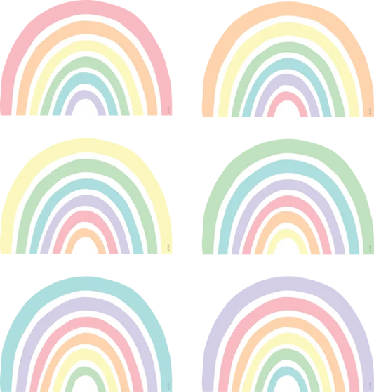 PASTEL POP RAINBOWS ACCENTS