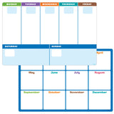 REUSABLE PLANNER SHEETS WIPEOFF LEARNING SET 5 PAG