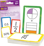 Fractions, Decimals & Percents Flash Cards
