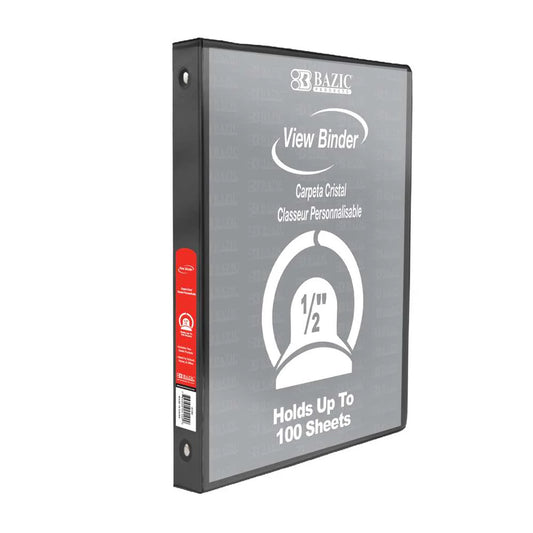 VIEW BINDER 1/2" BLACK