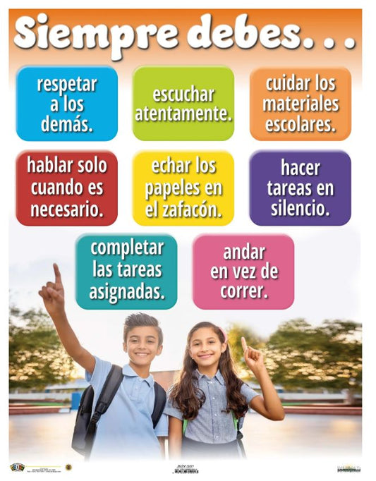 Cartel Siempre debes...
