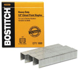 Bostitch 1/2" Heavy Duty Premium Staples Cj. 1000