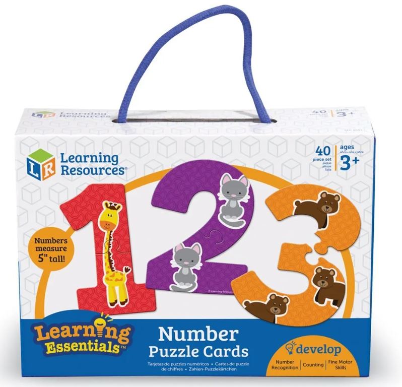 Number Puzzle Cards 40 PCS