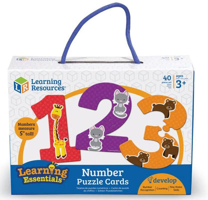 Number Puzzle Cards 40 PCS