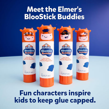 Disappearing Blue GS Elmer’s 4 CT 6G Bloostick Buddies Glue Sticks