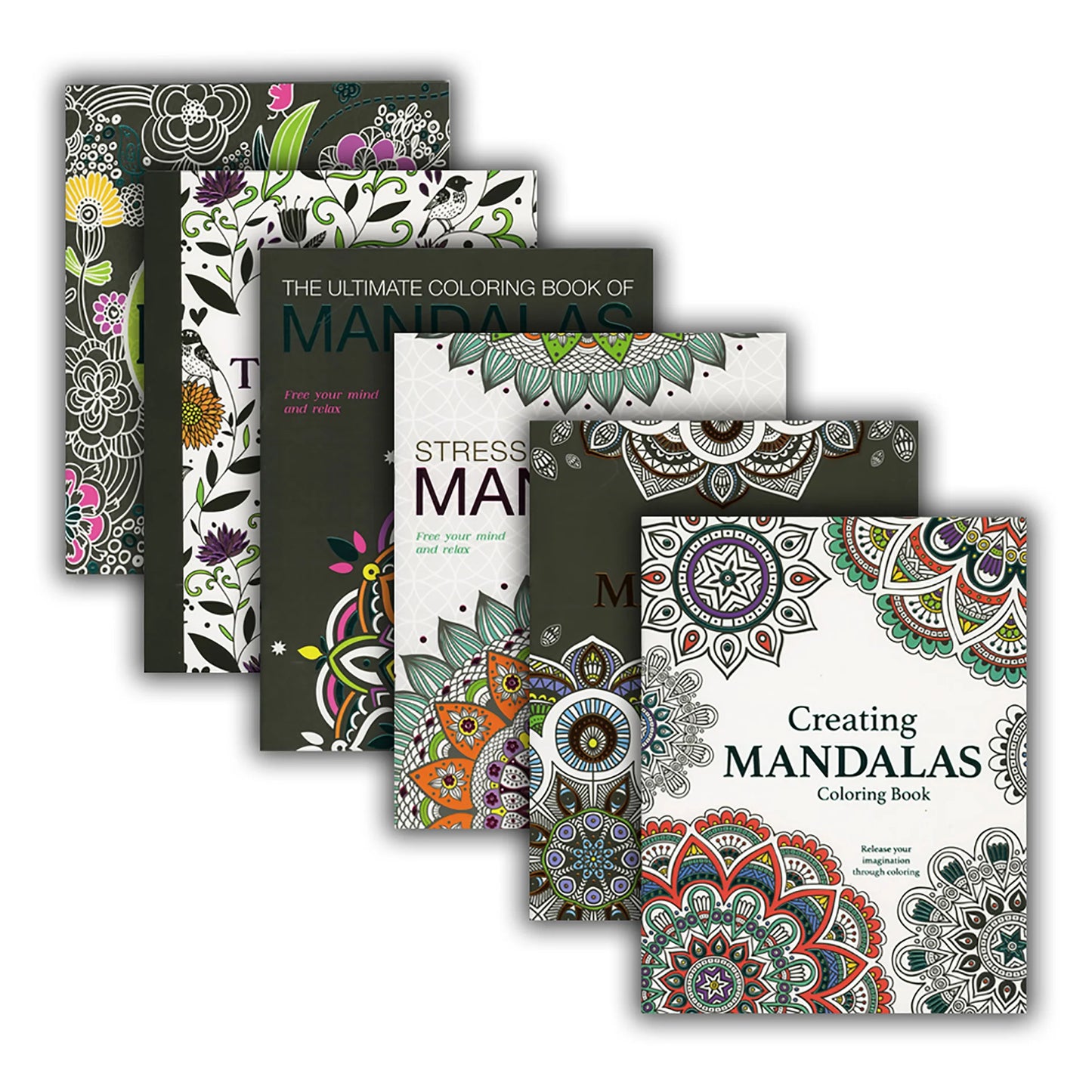 COLORING BOOKS FOR ADULTS, MANDALAS