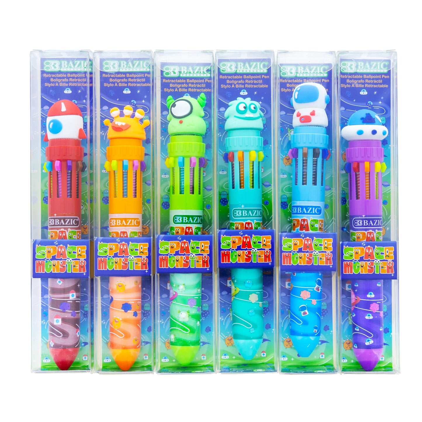 SPACE MONSTER SERIES 10-COLOR PEN