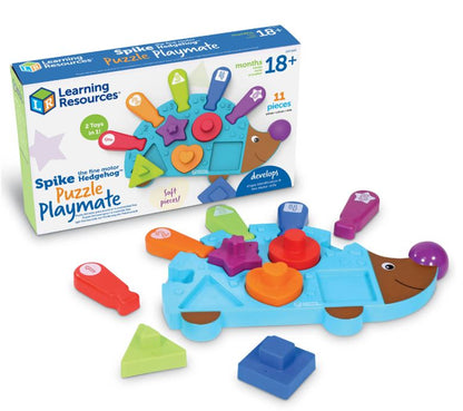 Spike the Fine Motor Hedgehog Puzzle Playmate 11 PCS