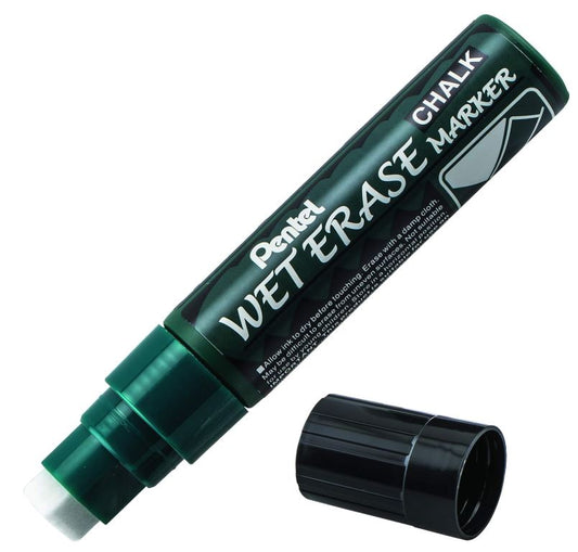 Wet Erase Chalk Marker Jumbo Chisel Tip Black Ink