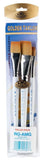 Glaze/Wash Brush Set Pkg. 3
