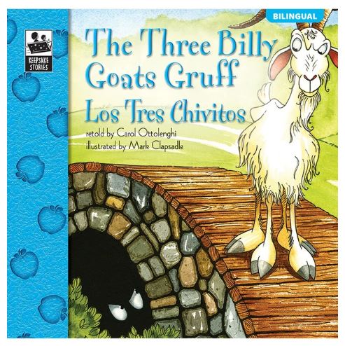 The Three Billy Goats Gruff Bilingual Stories Spanish & English Los Tres Chivitos
