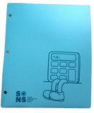 Cartapacios Plasticos Azul