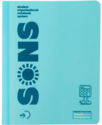Libreta de Composición Regular Azul 200 PG