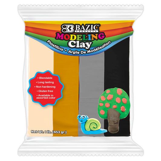 1LB 4NATURAL COLOR MODELING CLAY