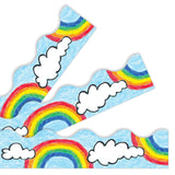 RAINBOW BORDER SCALLOPED