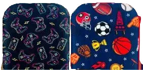 FELT SHELL PENCIL CASE-BOYS ASST SPORTS AND VIDEO GAMES