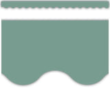 Retreat Green Scalloped Border Trim