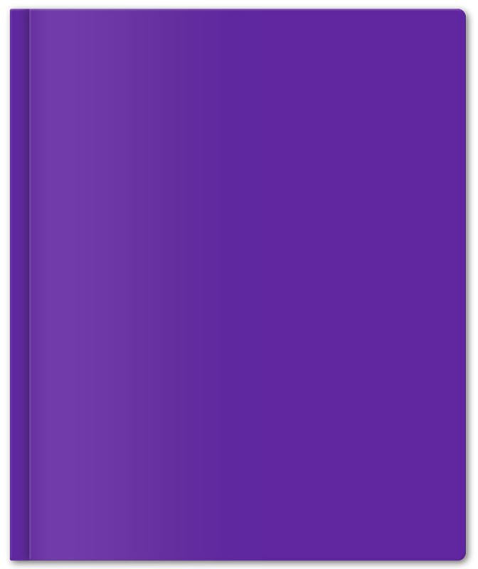 Twin Pocket Paper Portfolio with Prongs