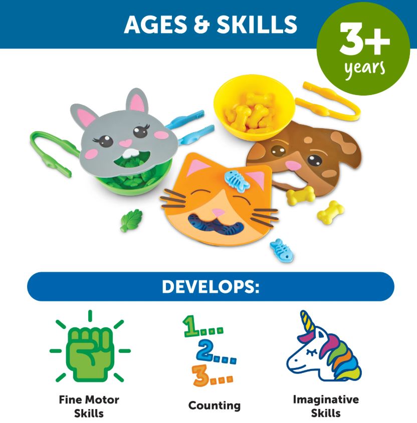 Fine Motor Feeding Friends 39 PCS