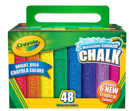Crayola Sidewalk Chalk Pkg. 48
