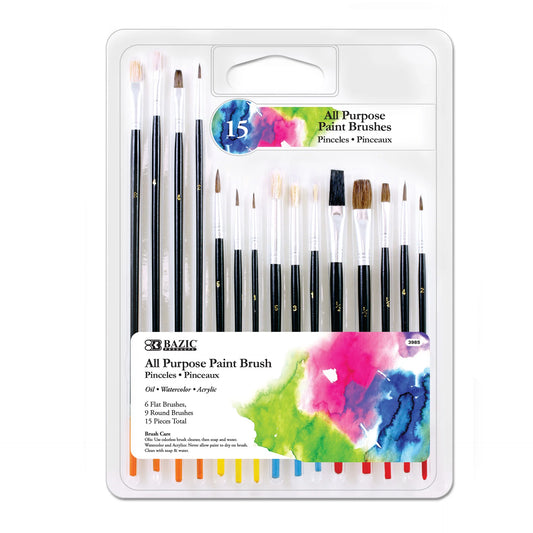 All Purpose Paint Brush 15/PK