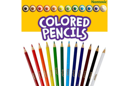 Lápiz de Colorear Largo PQT.12