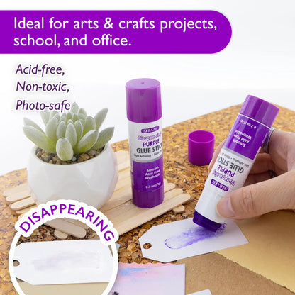 Large Washable Purple Glue Stick 21G/.7OZ PQT.2
