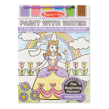 PRINCESS PAINT W/WATER KID'S ART PAD