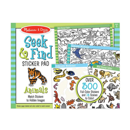 Seek & Find Sticker Pad- Animal