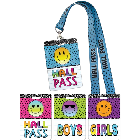 BRIGHTS 4EVER HALL PASS LANYARDS 4PAR