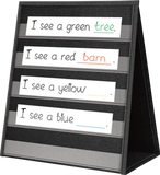 BLACK DESKTOP POCKET CHART