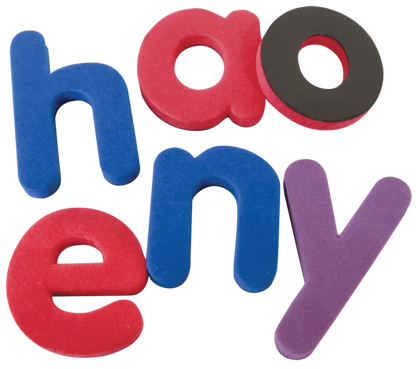 MAGNETIC FOAM LOWERCASE LETTERS 1-3/4'' 52PCS