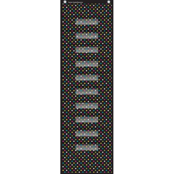 CHALKBOARD BRIGHTS 10 POCKET FILE STORAGE POCKET