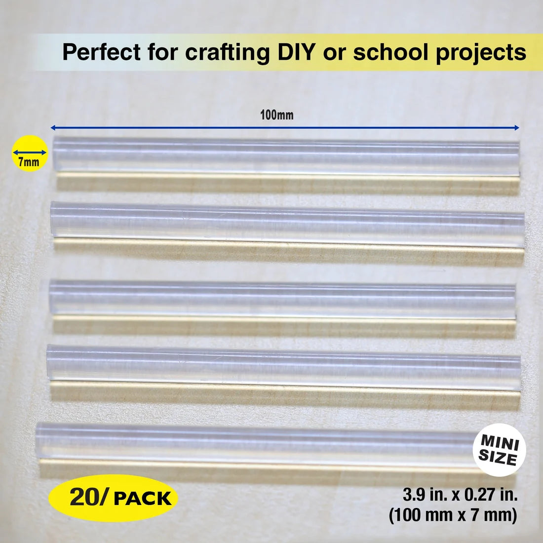 Dual Temperature Mini Hot Melt Glue Sticks PQ.20