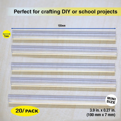 Dual Temperature Mini Hot Melt Glue Sticks PQ.20