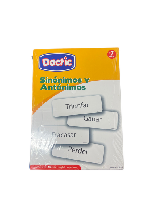 FLASH CARD SINÓNIMOS Y ANTÓNIMOS