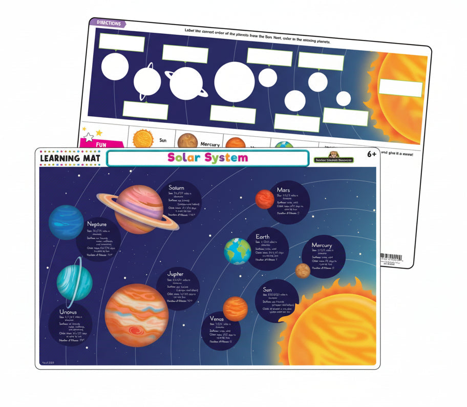 Solar System Learning Mat