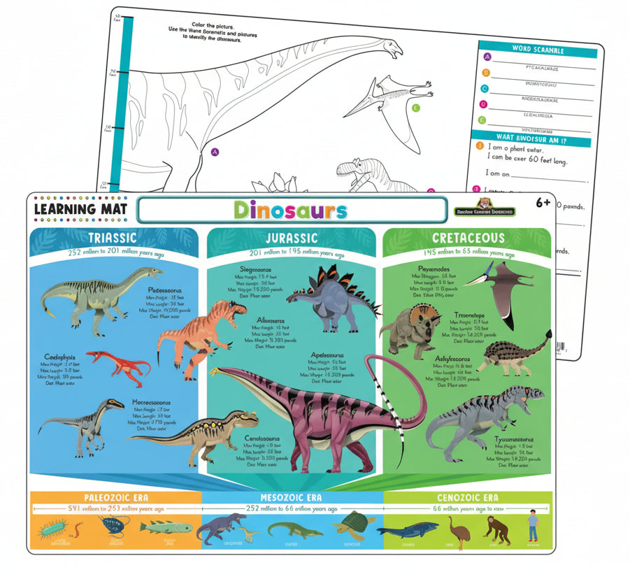 Dinosaurs Learning Mat
