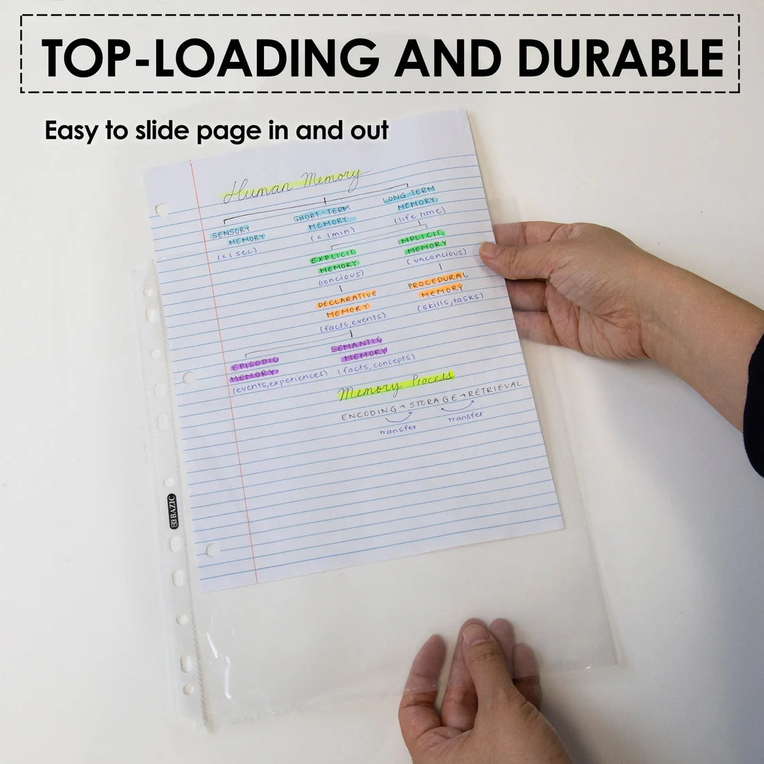 Standard Weight Top Loading Sheet Protectors (10/P