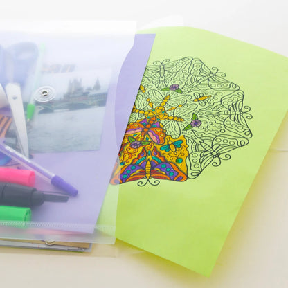 CLEAR SIDE LOADING LETTER SIZE STRING ENVELOPE